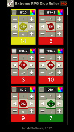 Extreme RPG Dice Roller Screenshot 3