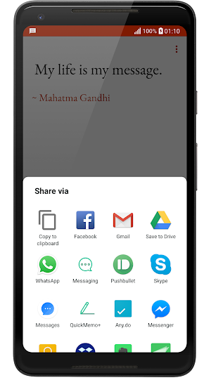 Gandhi Quotes - Daily Quotes Screenshot 2