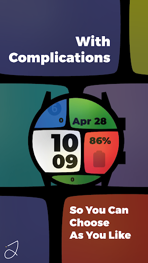 Simple Widget Watch Face Screenshot 1