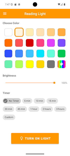 Reading Light — Book Light Screenshot 0