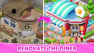 Merge Cooking: Restaurant Game Screenshot 1