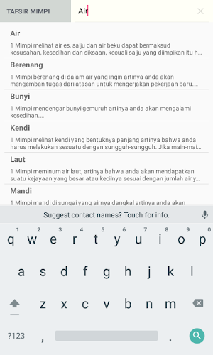 Tafsir Mimpi (Offline) Screenshot 2