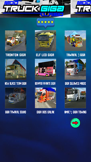 Bussid Truk Giga Mbois Trondol Screenshot 1