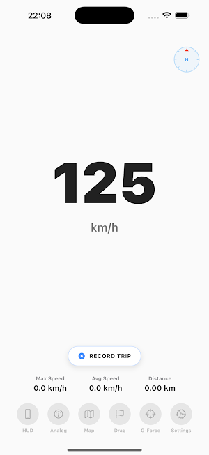 Speedometer GPS & Odometer HUD Screenshot 3