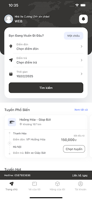 Nhà Xe Cương Lĩnh Screenshot 0