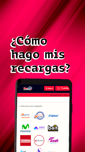 Reccel PRO Recargas en México Screenshot 3
