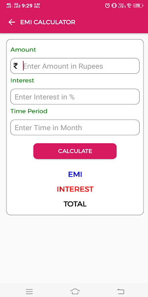 SEWA CALCULATOR Screenshot 0