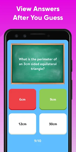 Math Test Screenshot 1