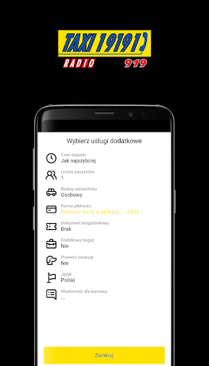 Taxi 919 Opole Screenshot 3