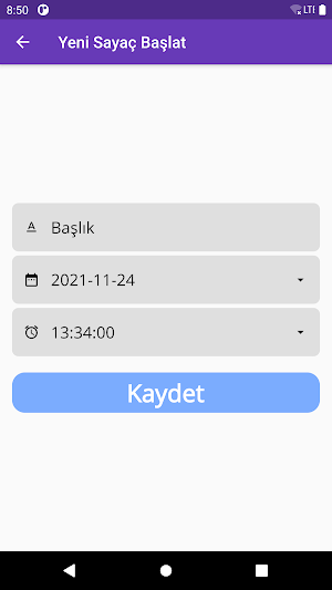 Zaman Sayıcı Screenshot 1