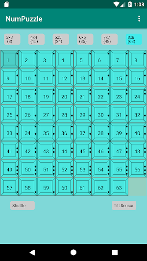 Number slide puzzle Screenshot 2