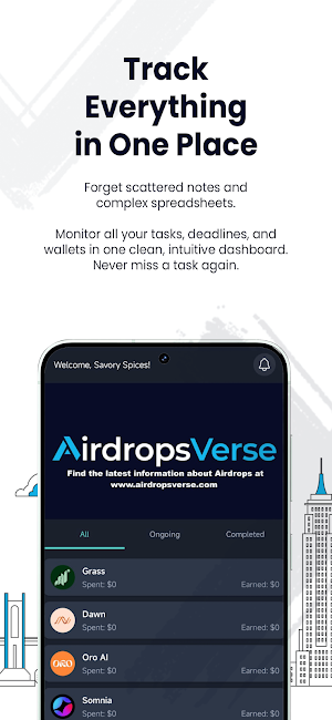 AirdropsVerse Screenshot 1