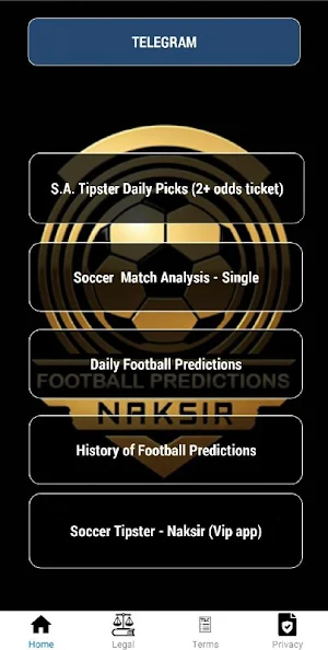 Football Predictions Naksir Screenshot 0