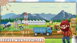 Dairy Farm Milk Factory: Cow Milking & Farming Screenshot 3