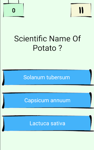 Scientific Names Quiz Screenshot 0