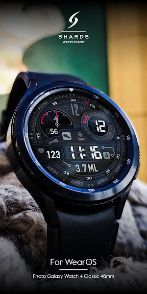 SH005 Watch Face, WearOS watch Screenshot 3