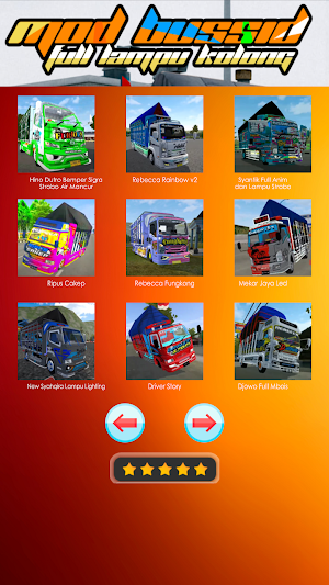 Mod Bussid Full Lampu Kolong Screenshot 2