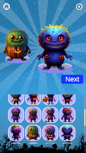 Halloween Monster Merge Screenshot 2