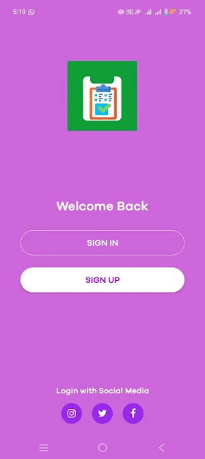 Surveys App Screenshot 1