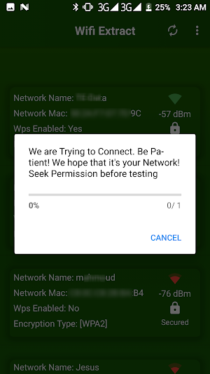 WiFi Extract كشف الواى فاى Screenshot 3