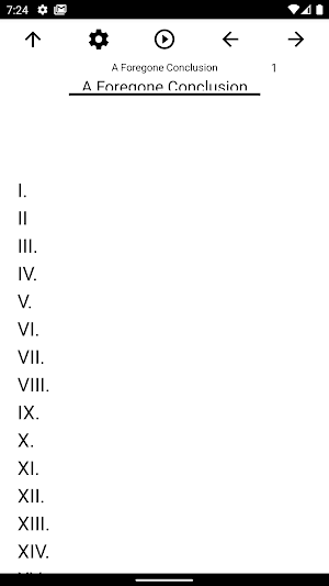 Book, A Foregone Conclusion Screenshot 0