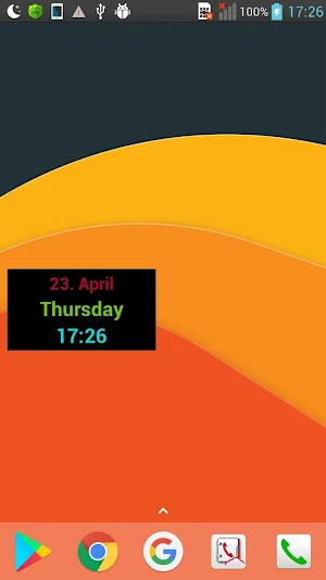 Digital Clock Widget Screenshot 2