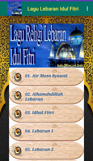 Lagu Lebaran Idul Fitri | Offline+Lirik+Ringtone Screenshot 2