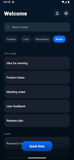 Brain Order: Tasks & Notes Screenshot 3