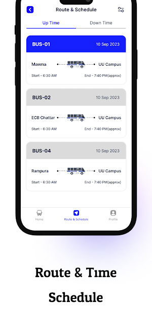 Uttara University Bus Service Screenshot 3