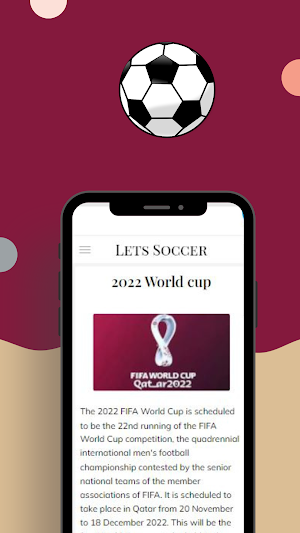 Let's Talk Soccer Screenshot 1