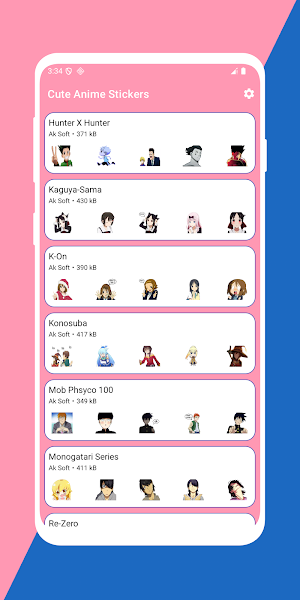 Cute Anime Stickers WA Screenshot 3