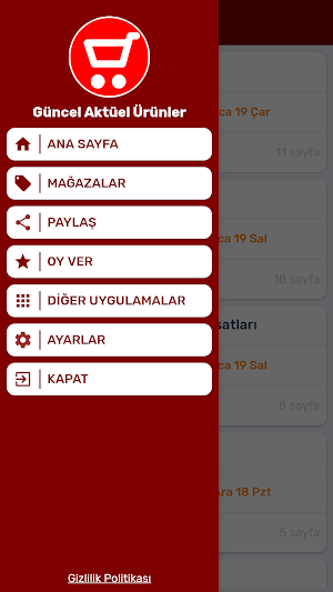 Güncel Aktüel Ürünler Screenshot 1