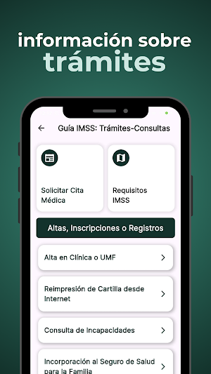Guía IMSS: Trámites-Consultas Screenshot 2