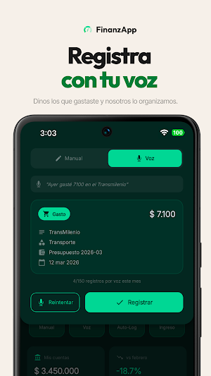 FinanzApp: Presupuestos e IA Screenshot 2