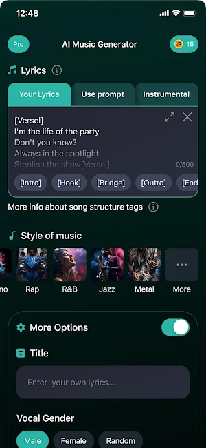 Riffusion: AI Music Generator Screenshot 2