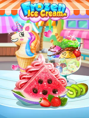 Watermelon Ice Cream Desserts Screenshot 3