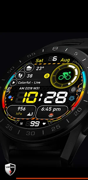 Colorful Digital Watch 072 Screenshot 1
