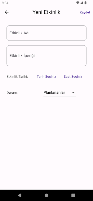 Faaliyet Screenshot 1