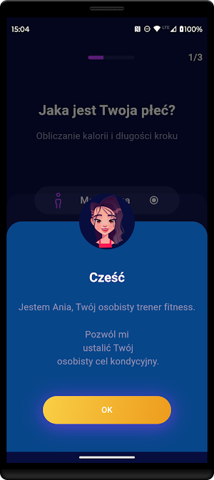 Apka krokomierz - licz kroki Screenshot 0