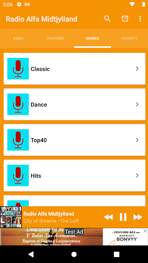 Radio Alfa midtjylland DK Screenshot 3