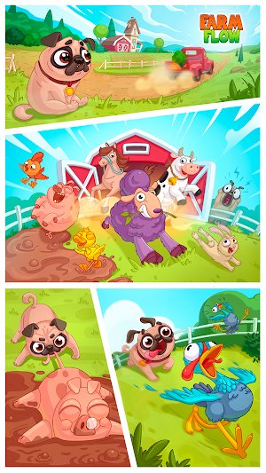 Farm Flow: Connect the Dots Screenshot 0