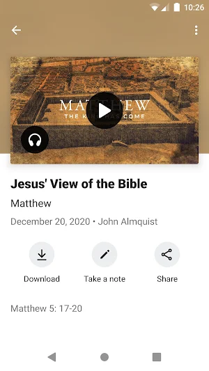 Springs Community Church Screenshot 2