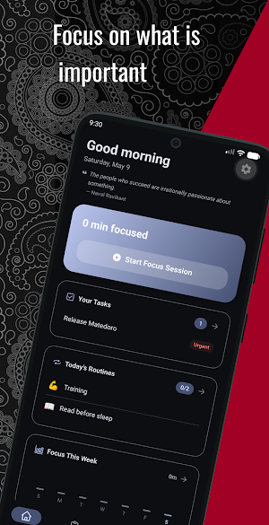 Matedoro: Pomodoro Focus Timer Screenshot 0