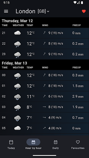 Sol: Weather app Screenshot 1