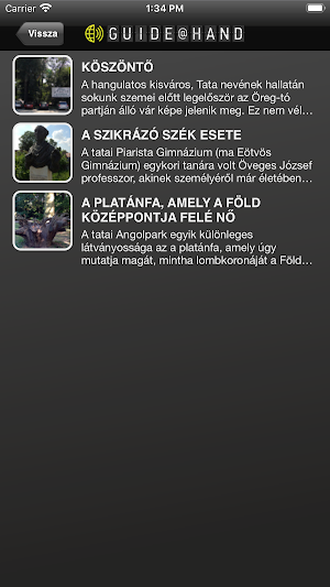 Dunamente turisztikai térség GUIDE@HAND Screenshot 3