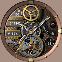 Mechanical Black Gold Wear OS