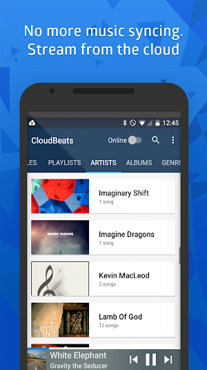 CloudBeats - offline & cloud music player Screenshot 2