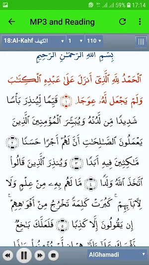Saad Al Ghamdi Full Quran Read & Listen Offline Screenshot 0