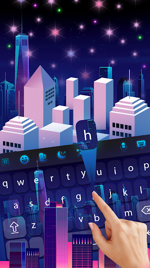 Night City Keyboard Screenshot 3
