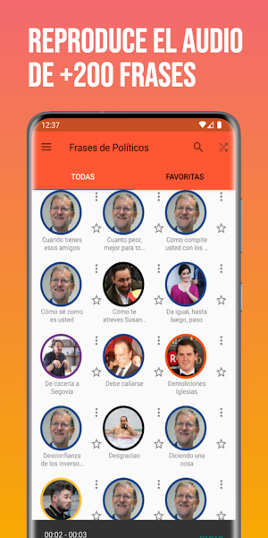 Frases de políticos españoles Screenshot 1
